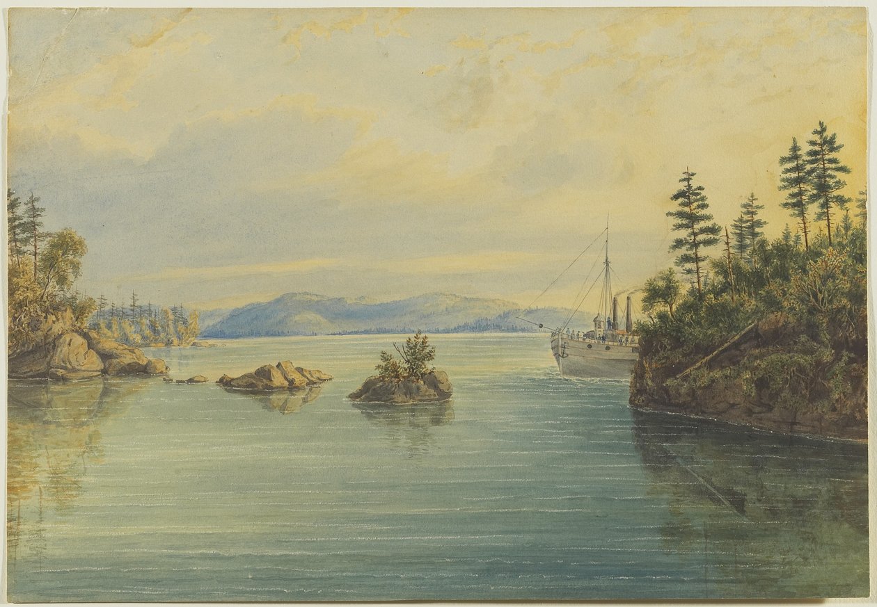 Az ezer szigeten, 1865 körül (wc papíron) alkotó: John Herbert Caddy