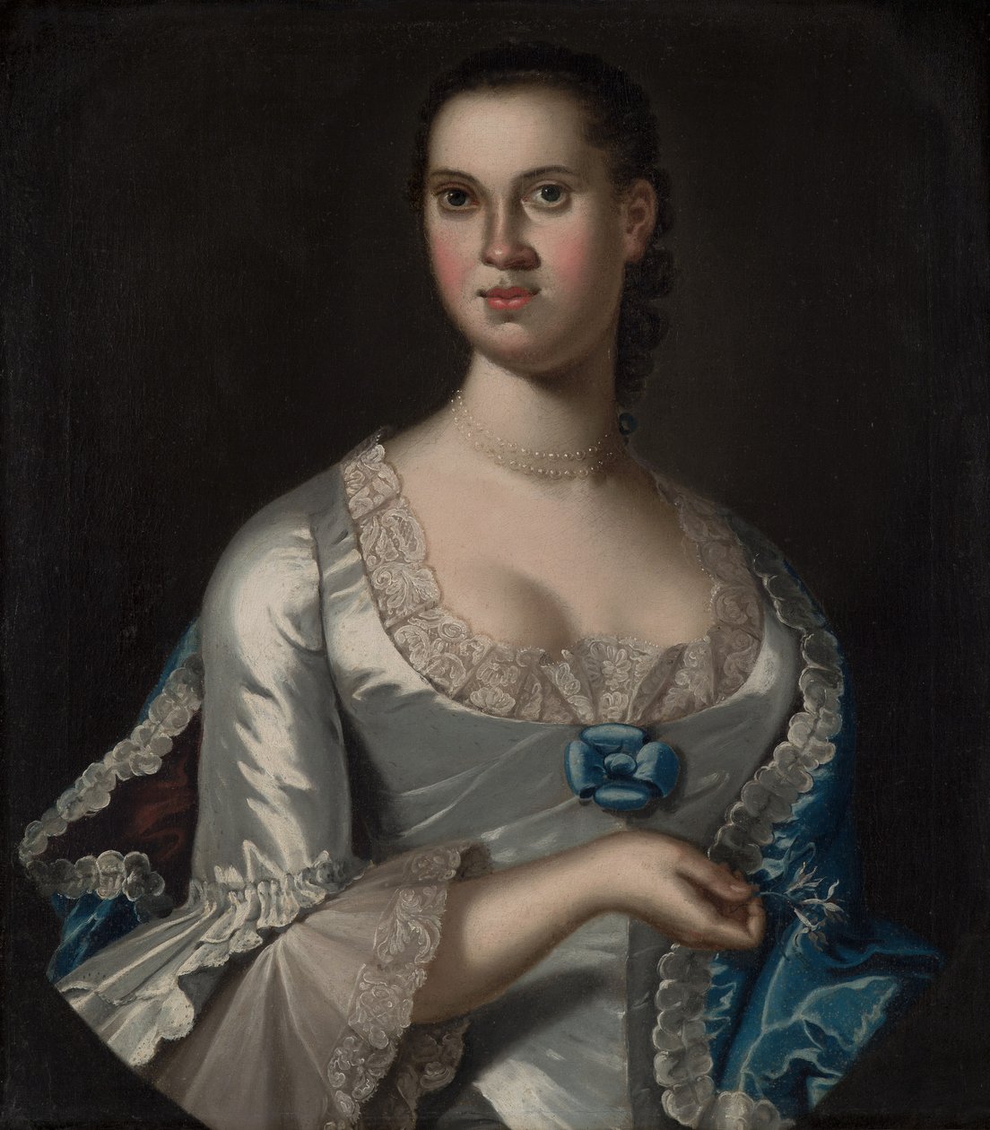 Mrs. Elizabeth Smith (született: Elizabeth Chew), 1762 alkotó: John Hesselius