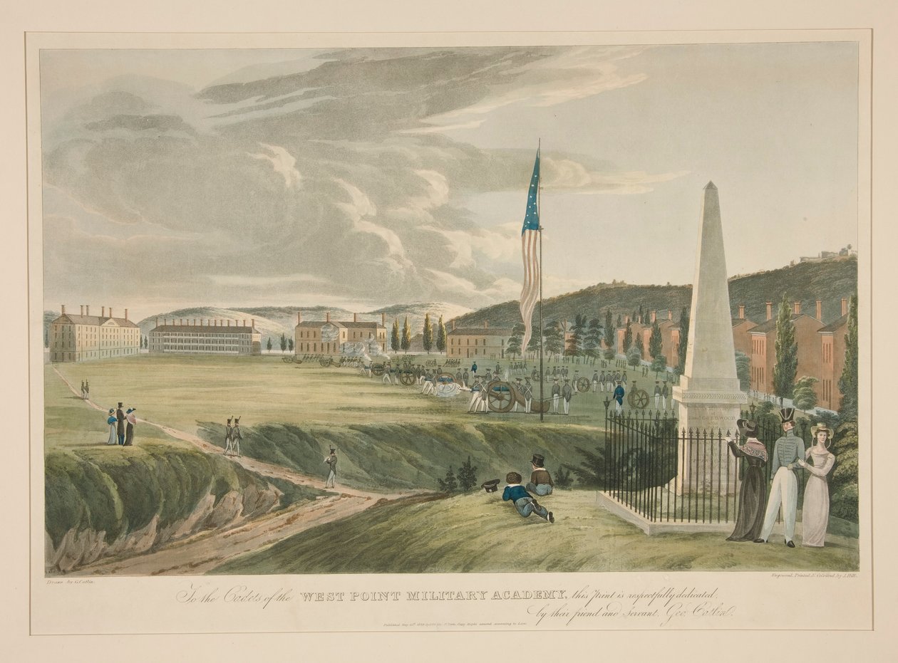 A West Point Katonai Akadémia kadétjainak, alkotó: John Hill