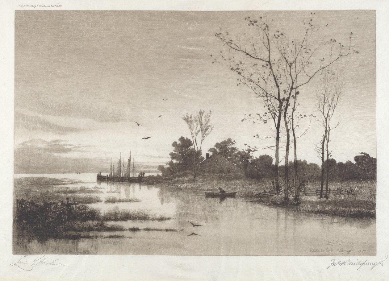 Shrewsbury folyó alkotó: John Hill Millspaugh
