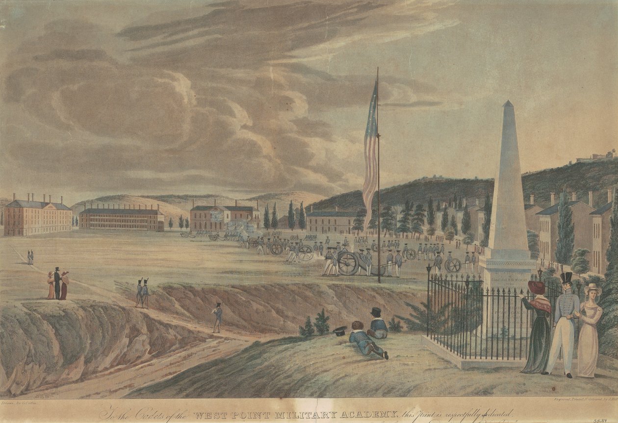 Egyesült Államok Katonai Akadémia, Délre nézve alkotó: John Hill, after George Catlin