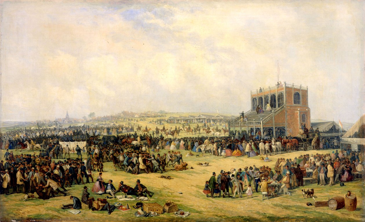 Nottingham Races, 1865 alkotó: John Holland