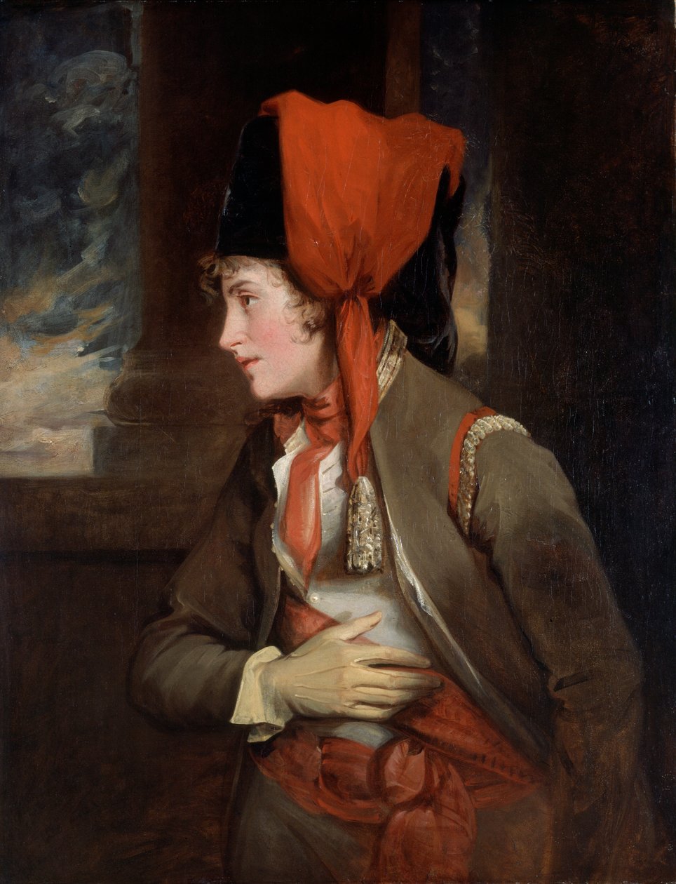 Mrs. Jordan Viola szerepében a „Tizenkettedik éjszaka” című filmben (olaj a panelen) alkotó: John Hoppner