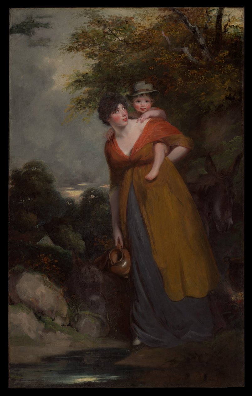 Richard Brinsley Sheridanné (Hester Jane Ogle, 1775/76-1817) és fia (Charles Brinsley Sheridan, 1796-1843) alkotó: John Hoppner