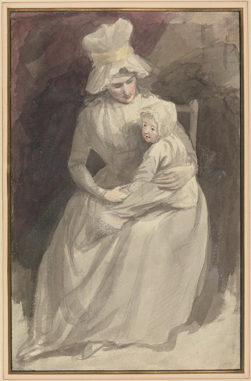 Mrs. Skinner és a gyermek alkotó: John Hoppner