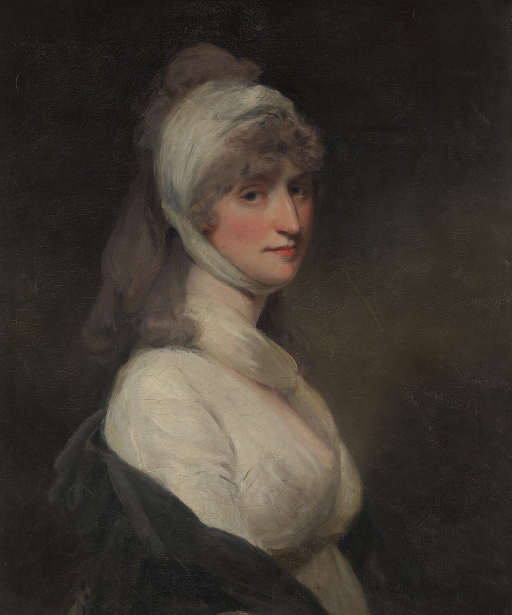 Mrs. Thomas Pechell Charlotte Clavering, meghalt 1841-ben, 1799-ben. alkotó: John Hoppner