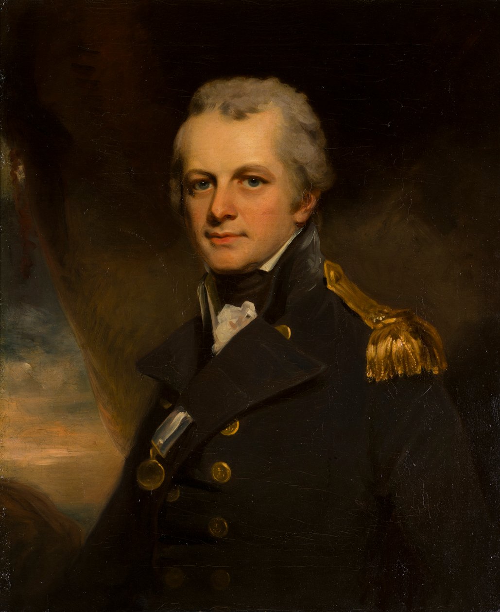John Willett Payne admirális portréja, 1772-1803 körül (olaj, vászon) alkotó: John Hoppner