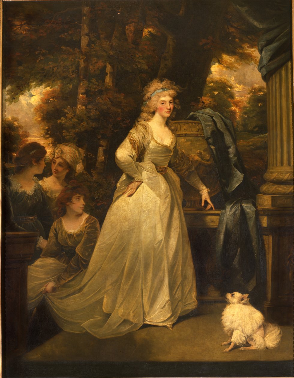 Portré H.R.H. Frederica Charlotte Ulrica, a porosz királyi hercegnő és York hercegné, 1792 alkotó: John Hoppner