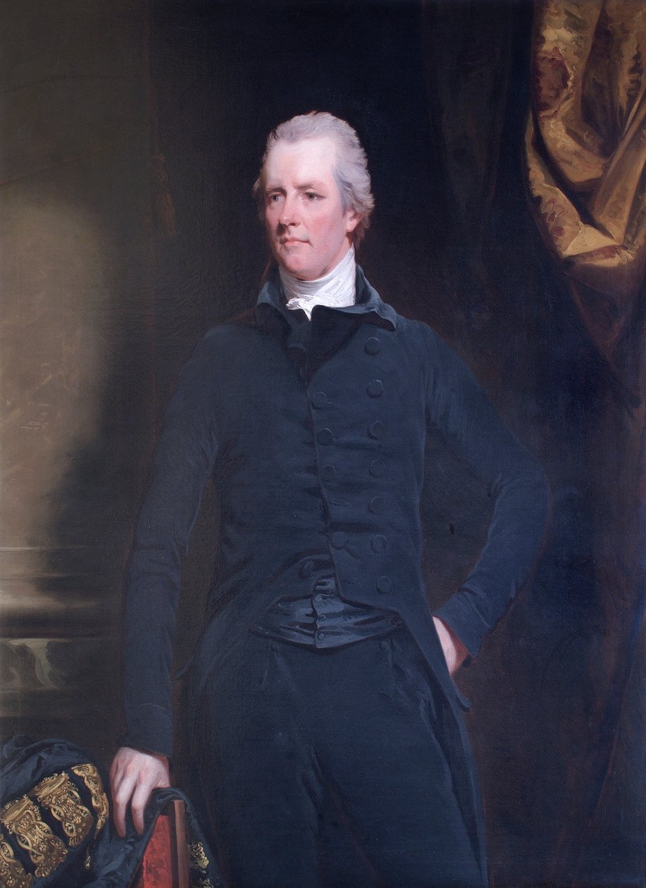 Ifjabb William Pitt brit politikus és miniszterelnök portréja, 1805. alkotó: John Hoppner