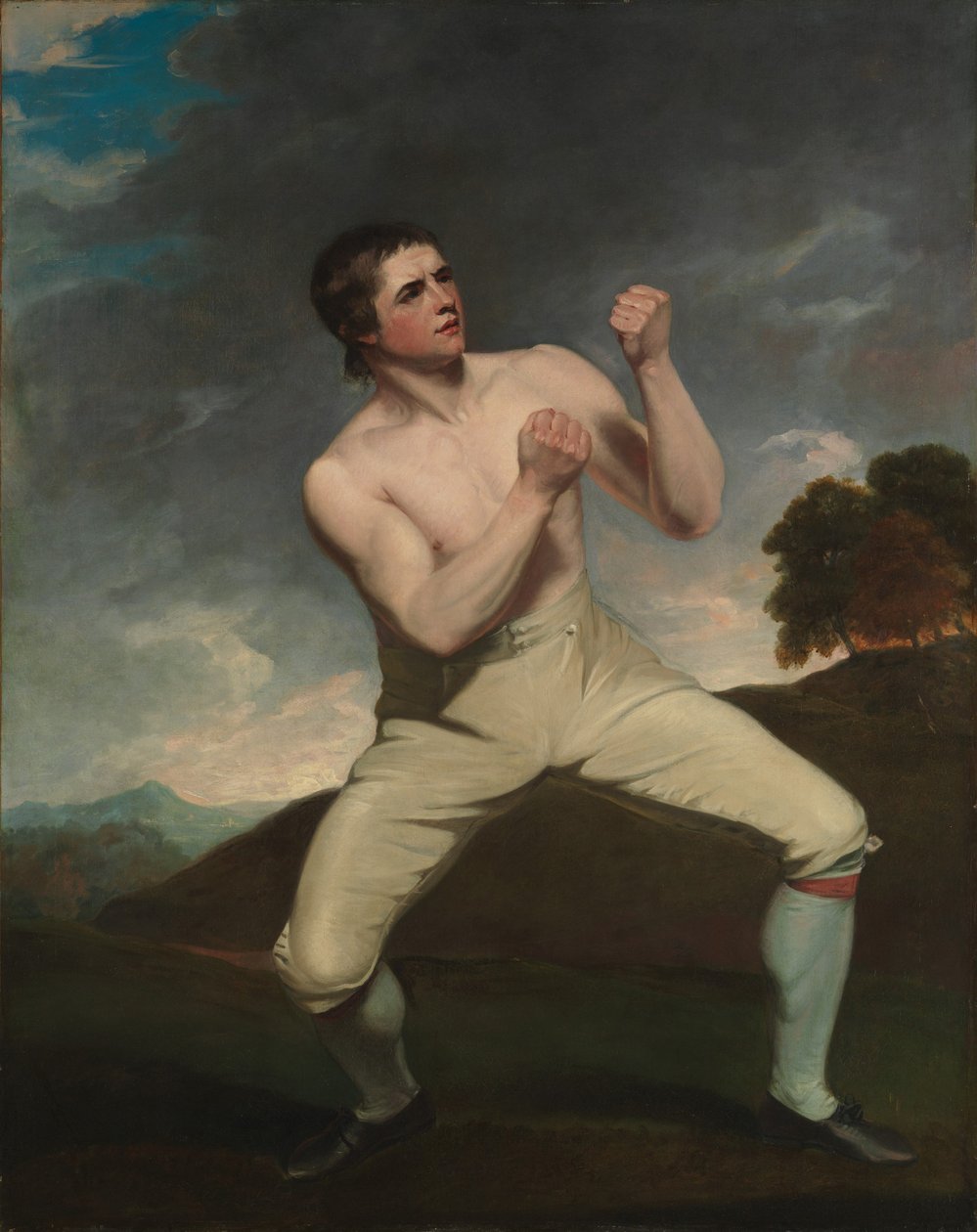 Richard Humphreys, a boxer, 1788 körül (olaj, vászon) alkotó: John Hoppner