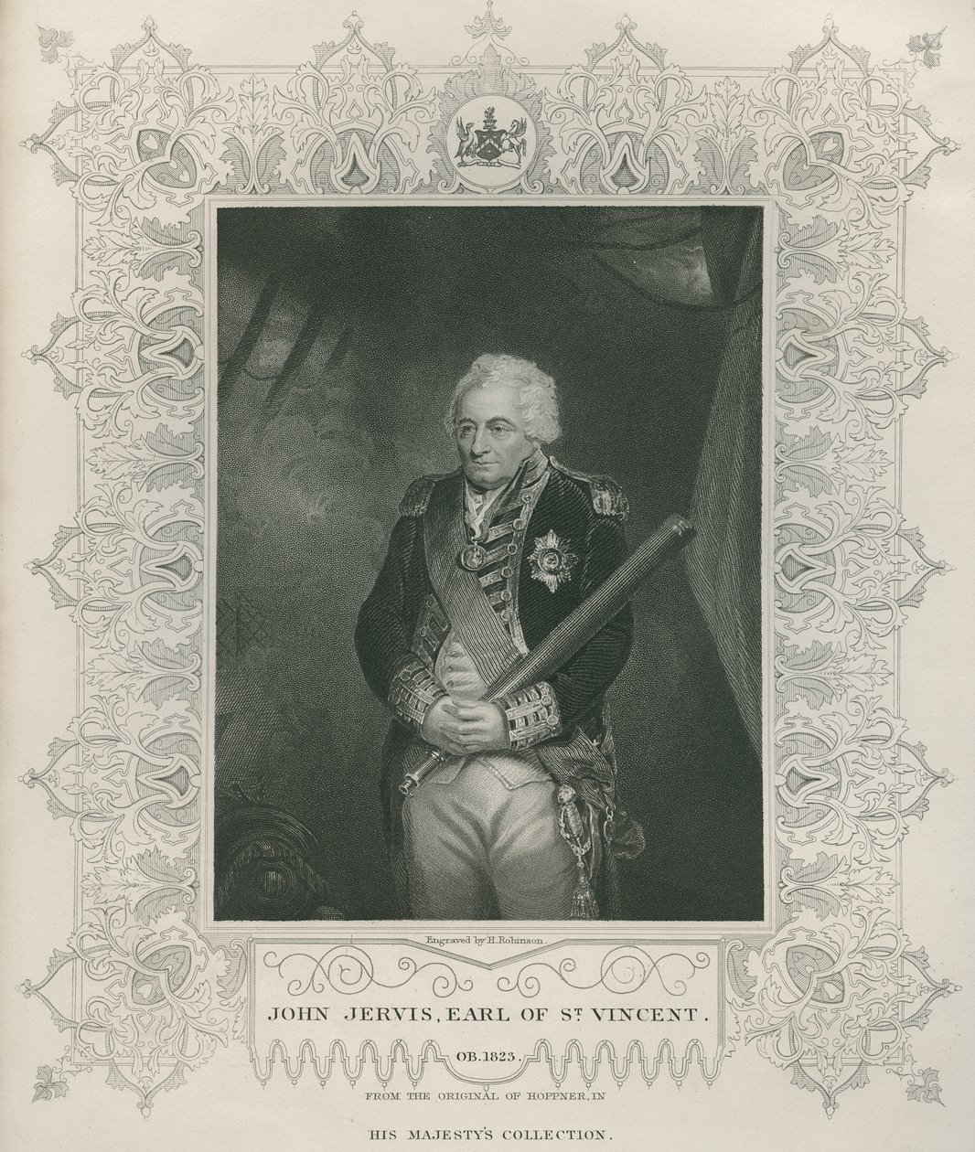 Sir John Jervis 1795-ben alkotó: John Hoppner