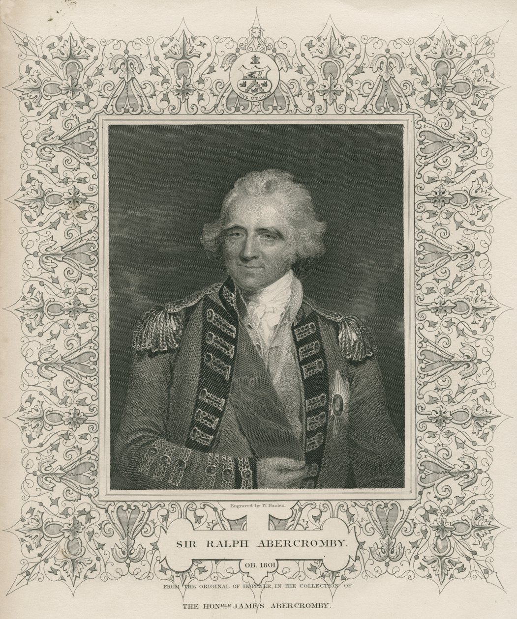 Sir Ralph Abercromby, „Anglia tengeri és szárazföldi csatái” című illusztrációja, hadnagy. Williams ezredes, 1890 körül alkotó: John Hoppner