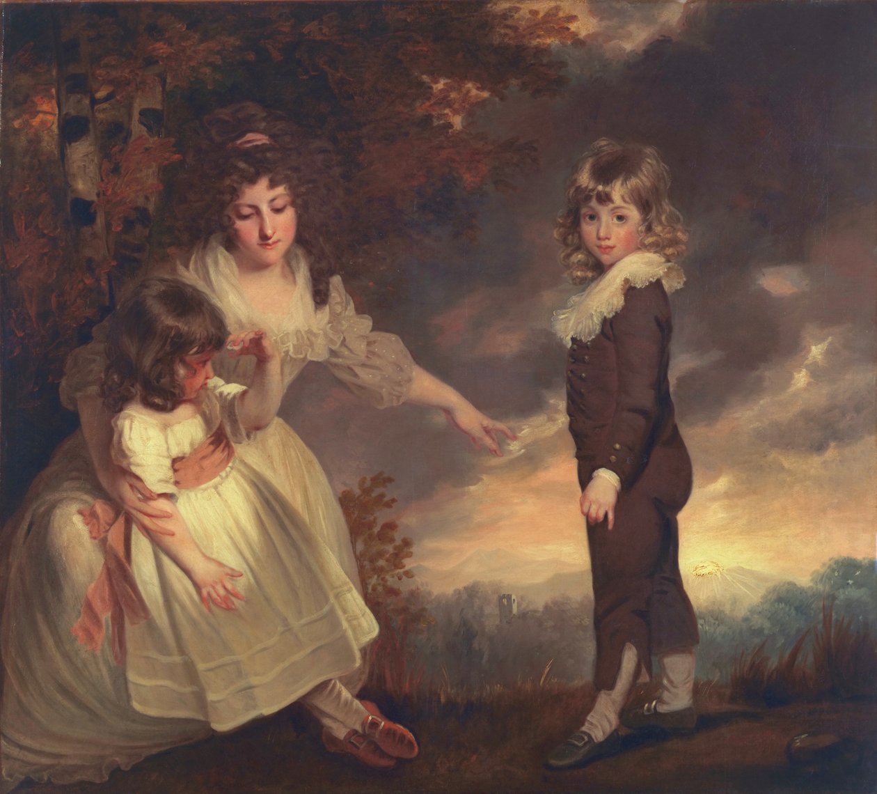 Susannah, Philip Lake és Maria Godsal: The Godsal Children, 1789 alkotó: John Hoppner