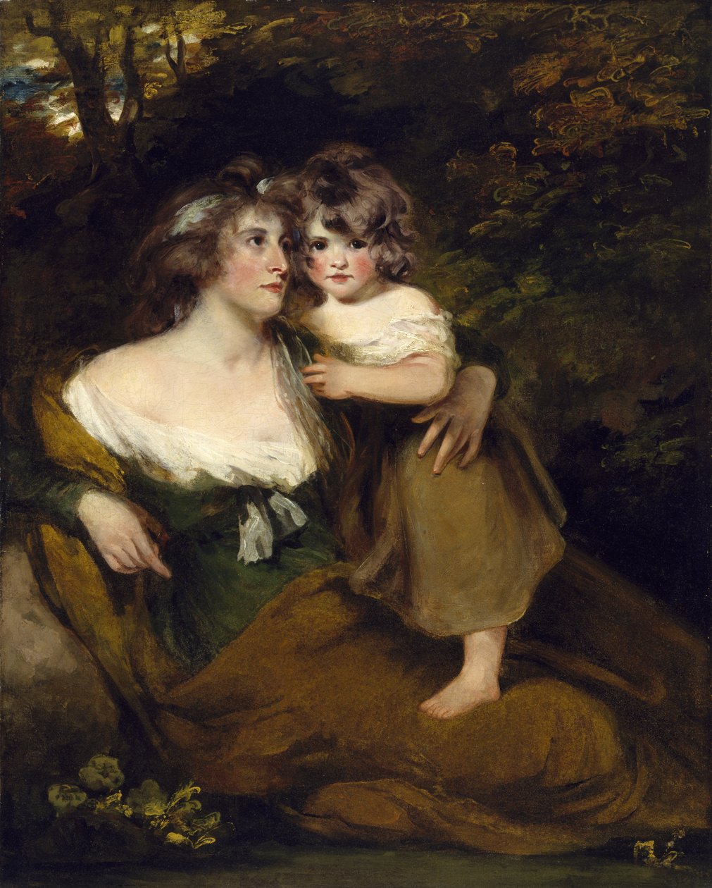 Darnley grófnője és lánya, Lady Elizabeth Bligh, 1795 körül alkotó: John Hoppner