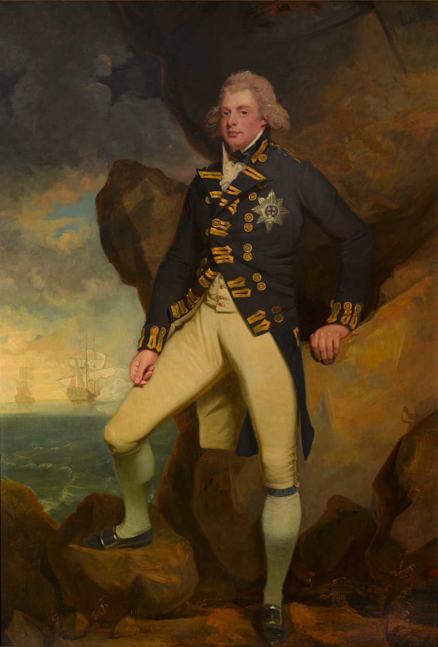 Clarence hercege, később IV. Vilmos (olaj, vászon) alkotó: John Hoppner