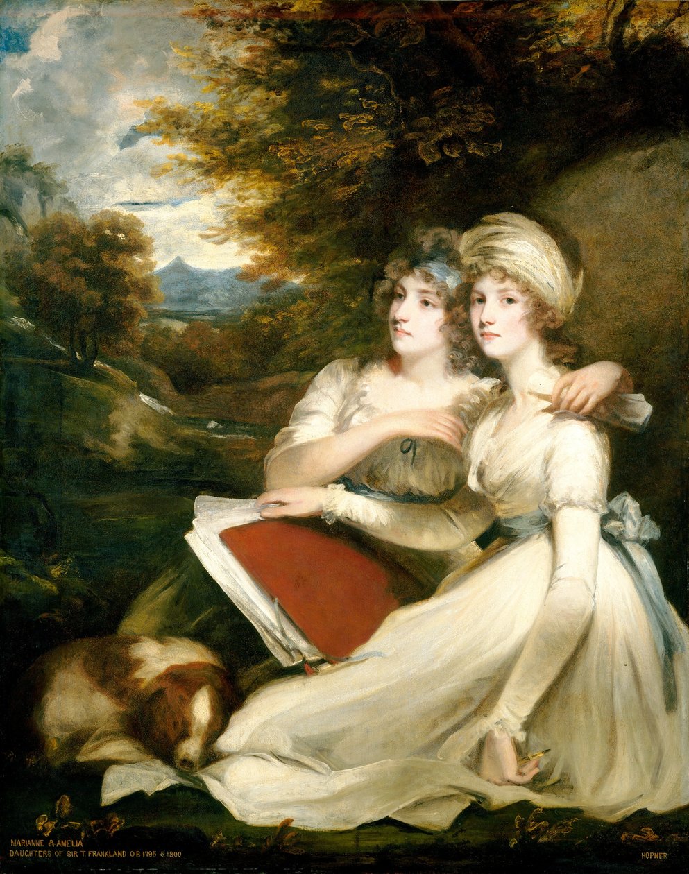 A Franklandi nővérek alkotó: John Hoppner