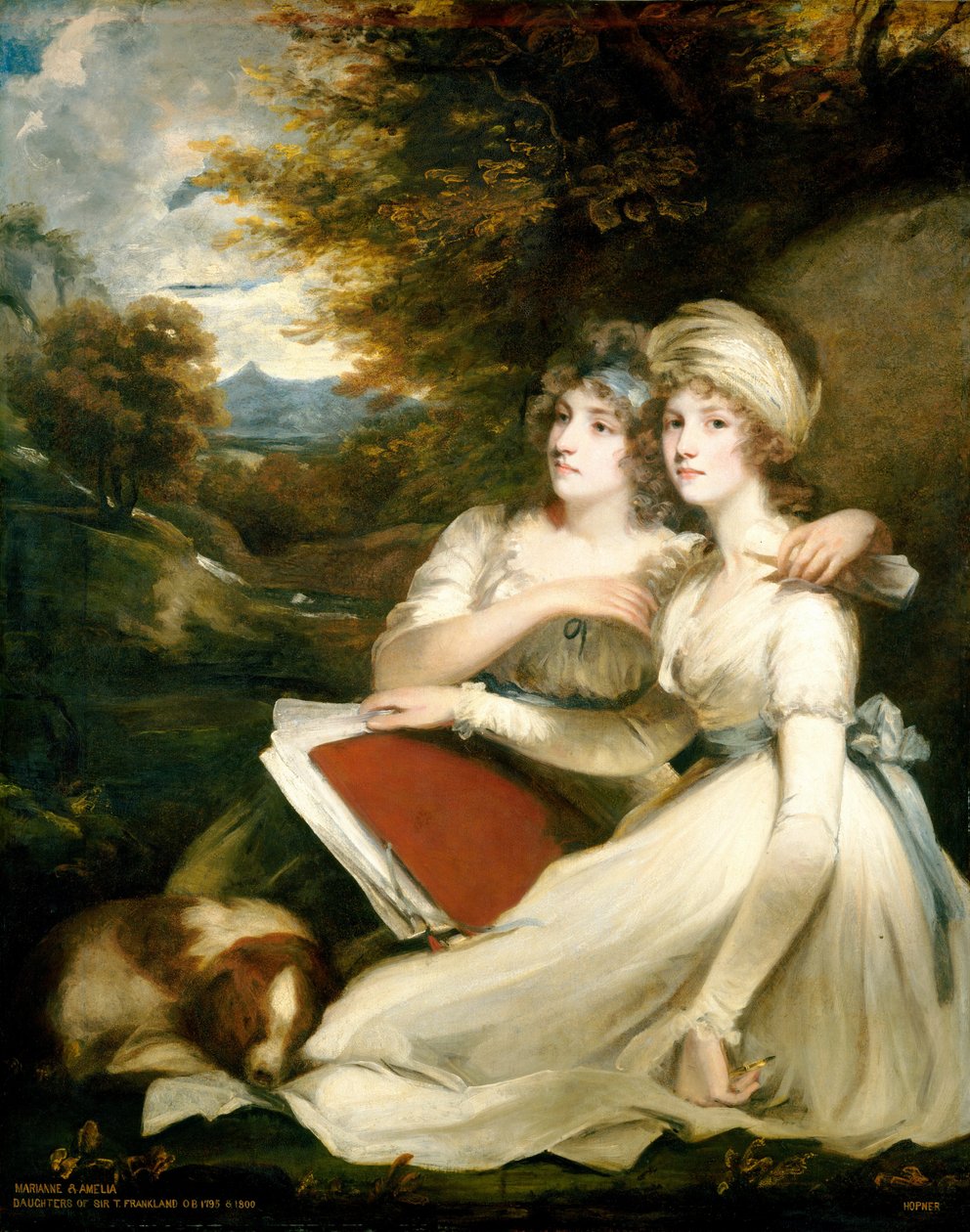 A Frankland nővérek alkotó: John Hoppner