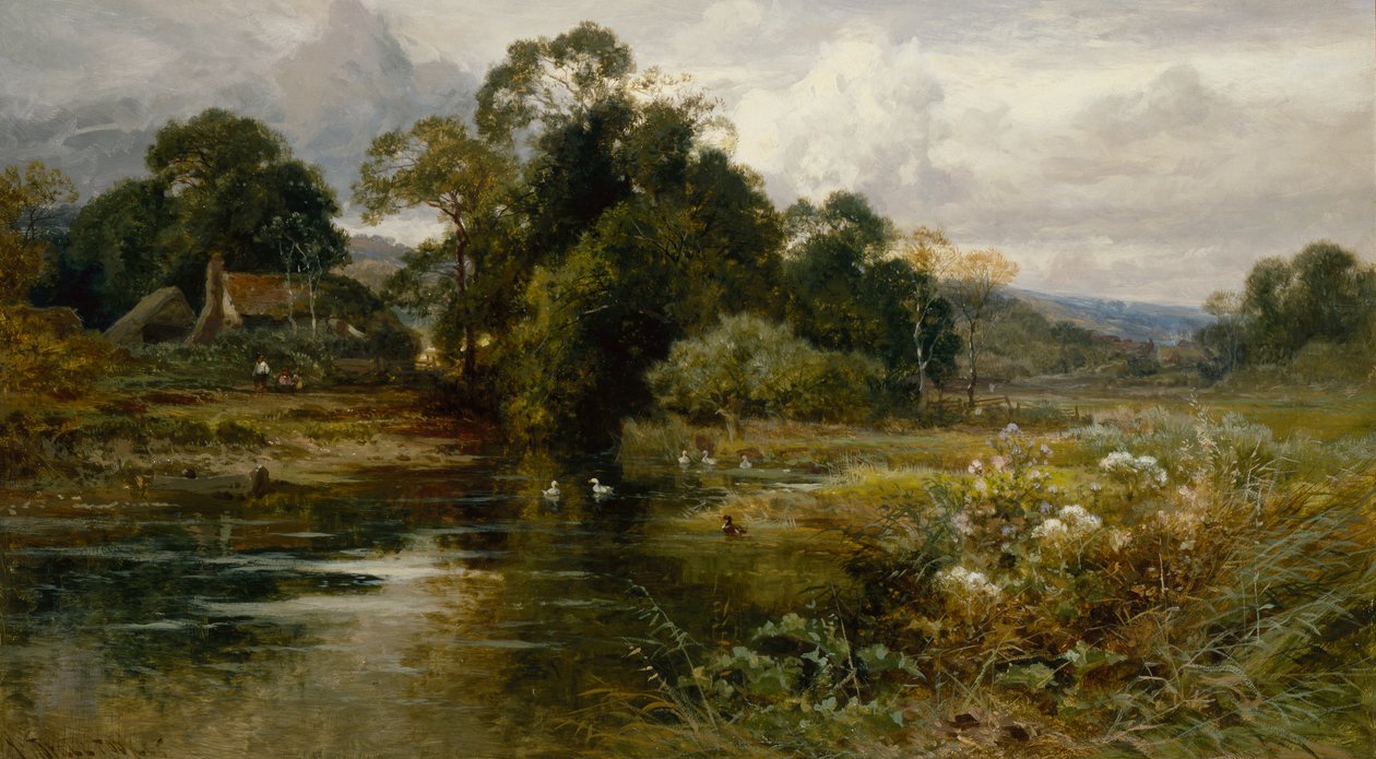 Dorking közelében, Surrey (olaj, vászon) alkotó: John Horace Hooper