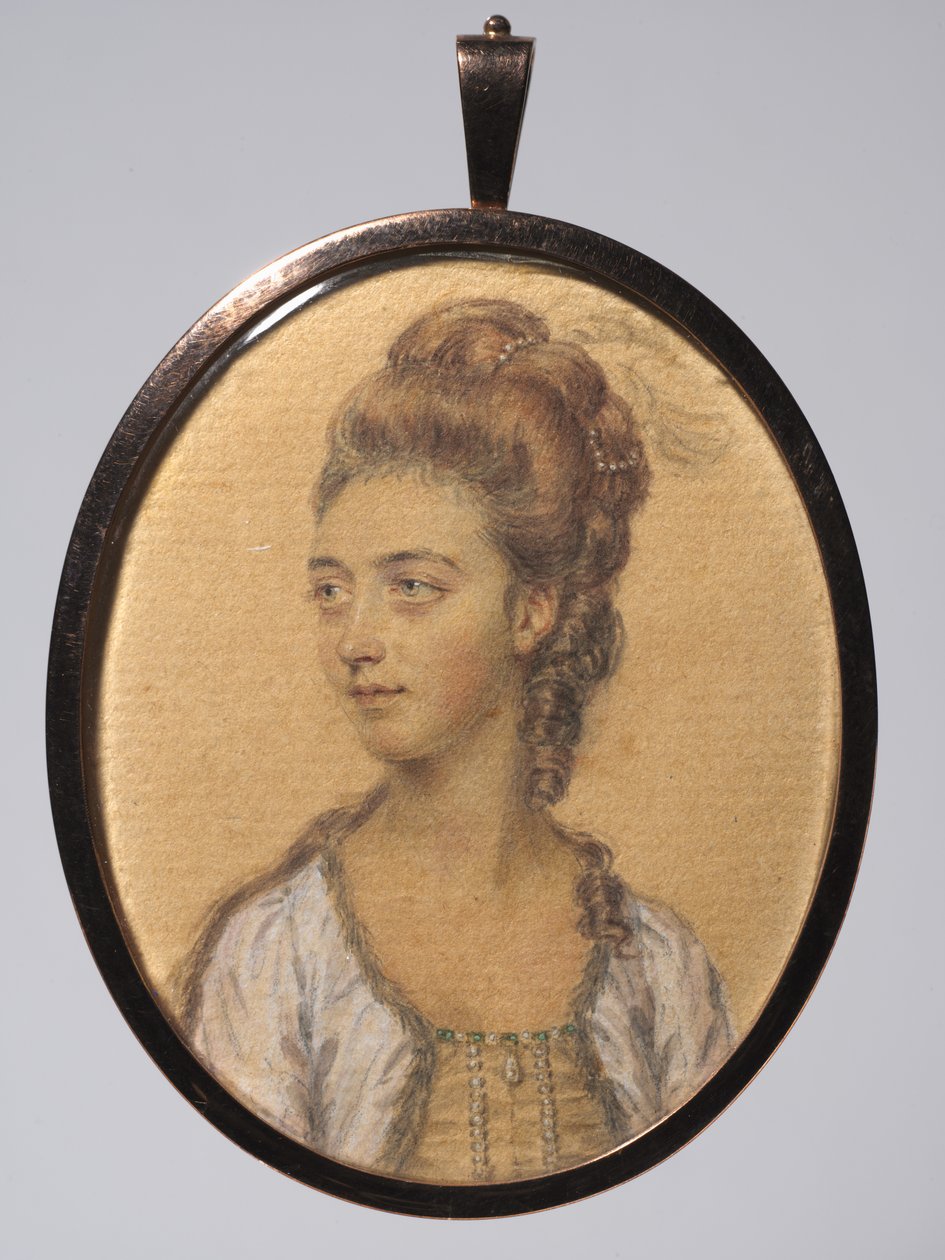 Mrs. Nathaniel Bailey portréja, szül. Lamack, c. 1776. alkotó: John I. smart