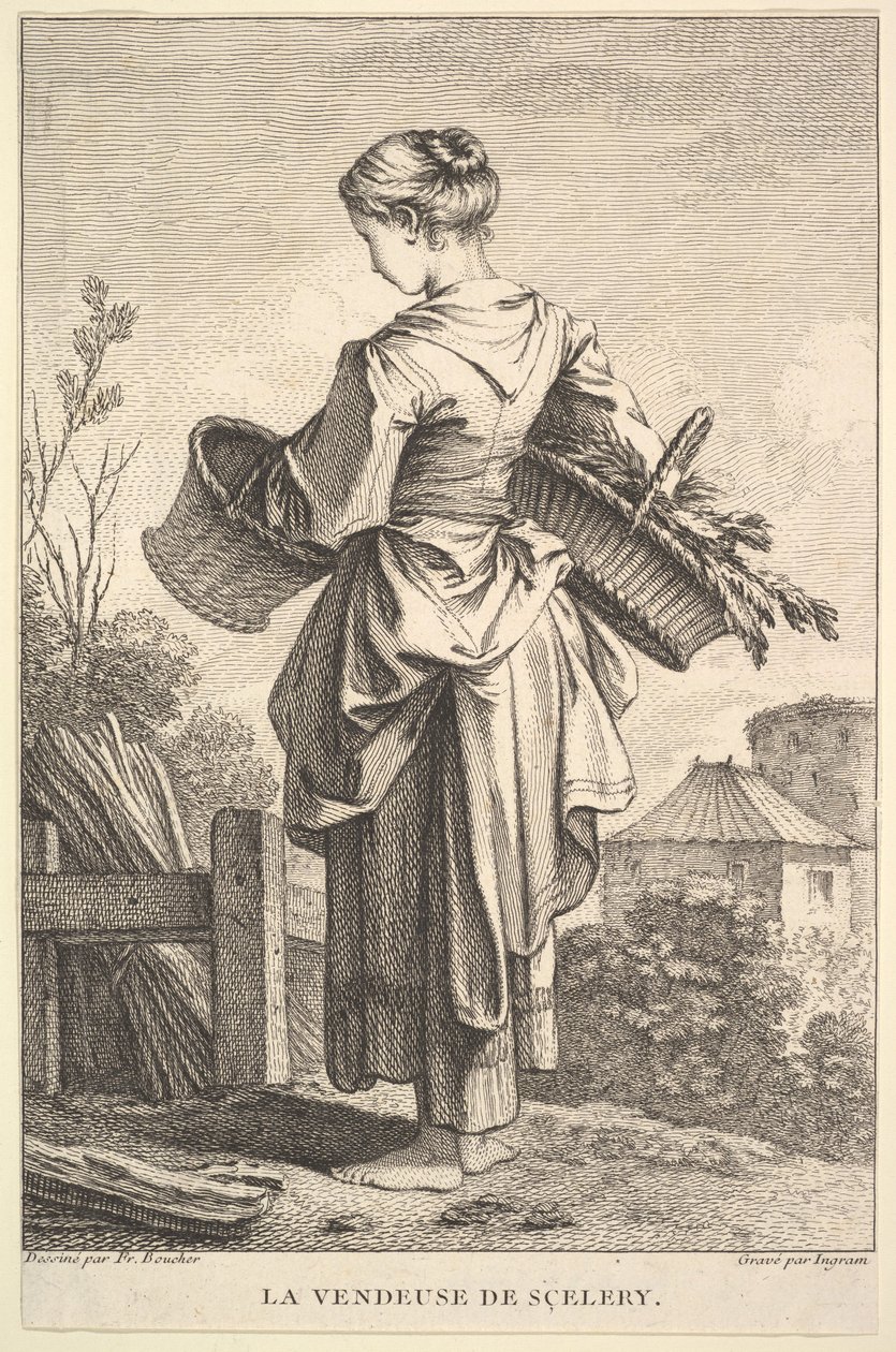 A zeller eladó, 1741-63. alkotó: John Ingram