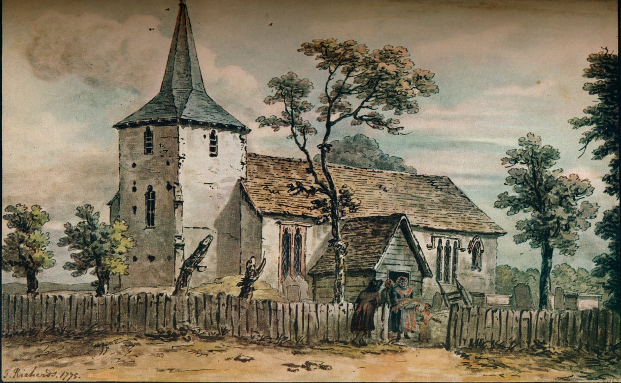 Downe Church, Kent, 1775 alkotó: John Inigo Richards