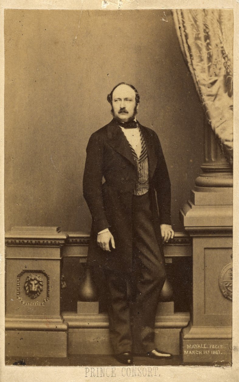 Prince Consort. [Ferenc Károly Károly Ágoston Emánuel Albert szász-coburg-gothai herceg] alkotó: John Jabez Edwin Mayall