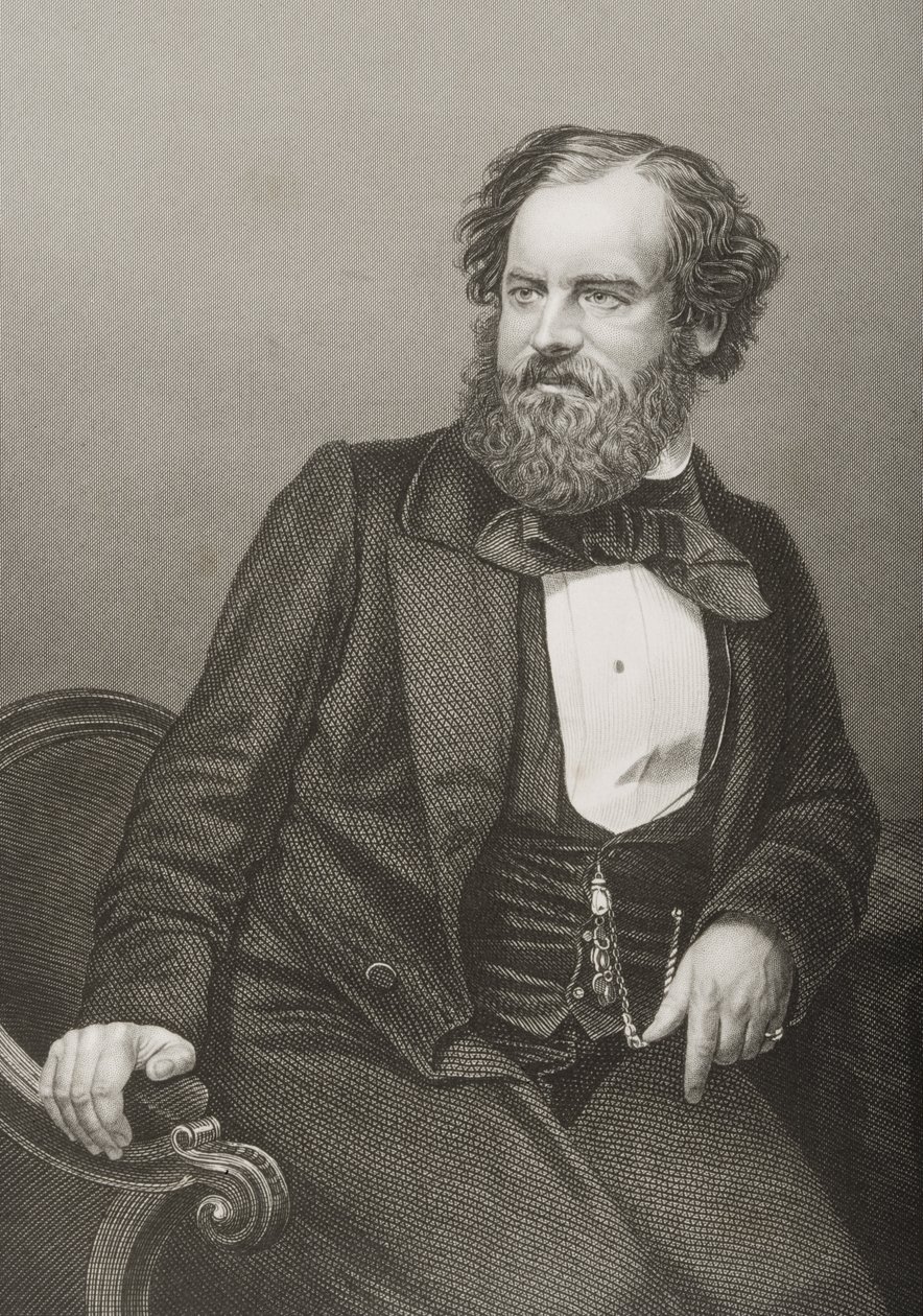 Albert Smith (1816-60) metszetét D.J. Font egy fényképről, a „The Drawing-Room of Eminent Personages, Volume 2”, Londonban, 1860 (metszet) alkotó: John Jabez Edwin Paisley Mayall