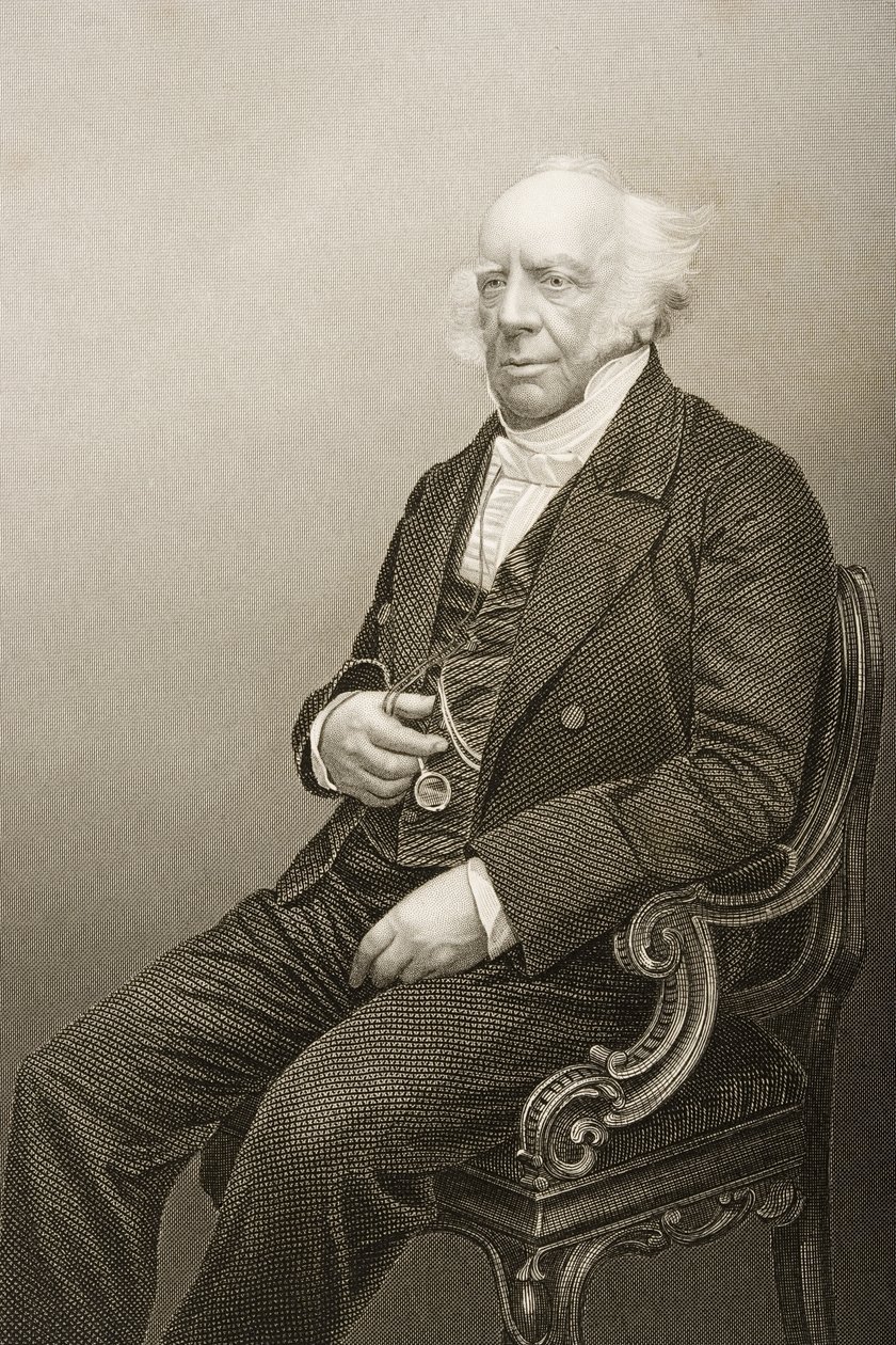 Andrew Reed (1788-1862) metszett D.J. Pound egy fényképről, a „The Drawing-Room of Eminent Personages, Volume 2”, Londonban, 1860. alkotó: John Jabez Edwin Paisley Mayall