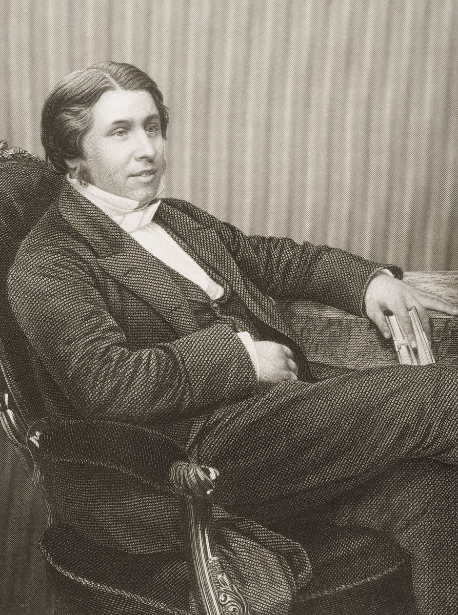 Charles Haddon Spurgeon (1834-92) metszett D.J. Pound egy fényképről, a „The Drawing-Room of Eminent Personages, Volume 2”, Londonban, 1860. alkotó: John Jabez Edwin Paisley Mayall