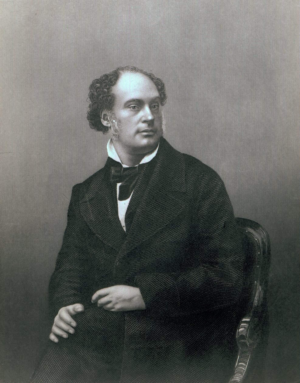 Daniel Maclise, Esq. RA, a „The Drawing-Room Portré Gallery of Eminent Personages”-ből, vésette D. J Pound, 1861 alkotó: John Jabez Edwin Paisley Mayall