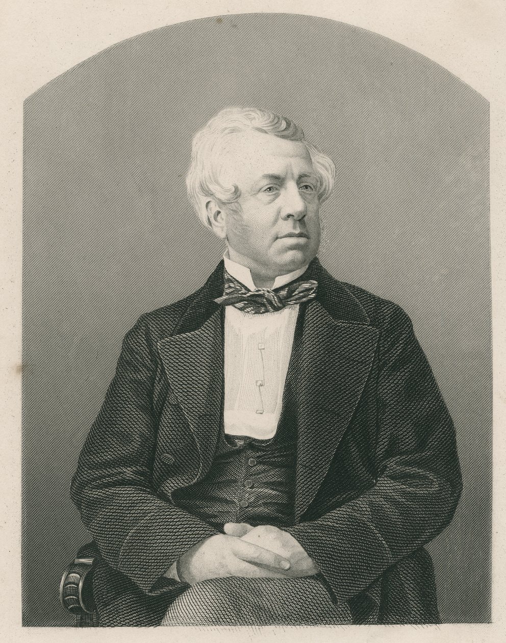 George William Frederick Howard, metszett D.J. Pound egy fényképről, a „The Drawing-Room of Eminent Personages, Volume 2”, Londonban, 1860. alkotó: John Jabez Edwin Paisley Mayall