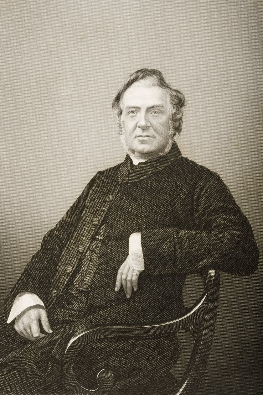 Hugh Stowell (1799-1845) metszetét D.J. Pound egy fényképről, a „The Drawing-Room of Eminent Personages, Volume 2”, Londonban, 1860. alkotó: John Jabez Edwin Paisley Mayall