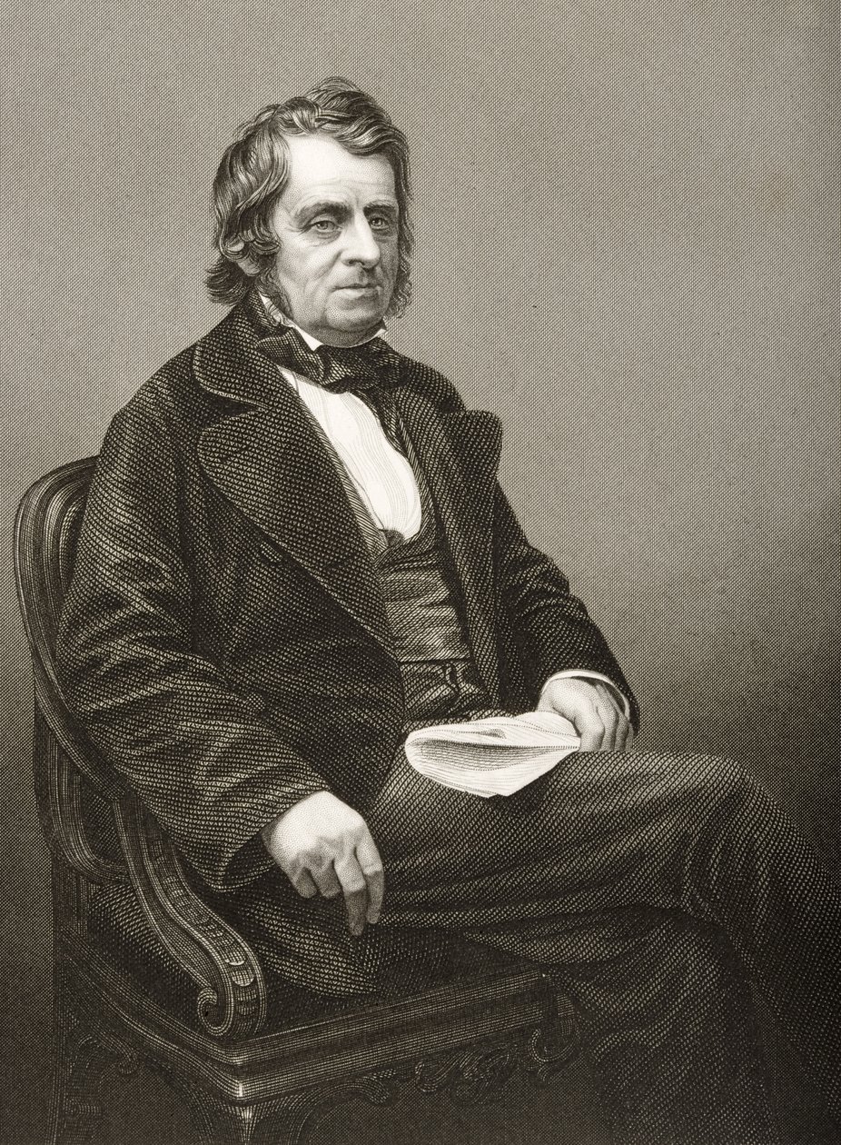 John Arthur Roebuck (1801-79) metszett D.J. Pound egy fényképről, a „The Drawing-Room of Eminent Personages, Volume 2”, Londonban, 1860. alkotó: John Jabez Edwin Paisley Mayall