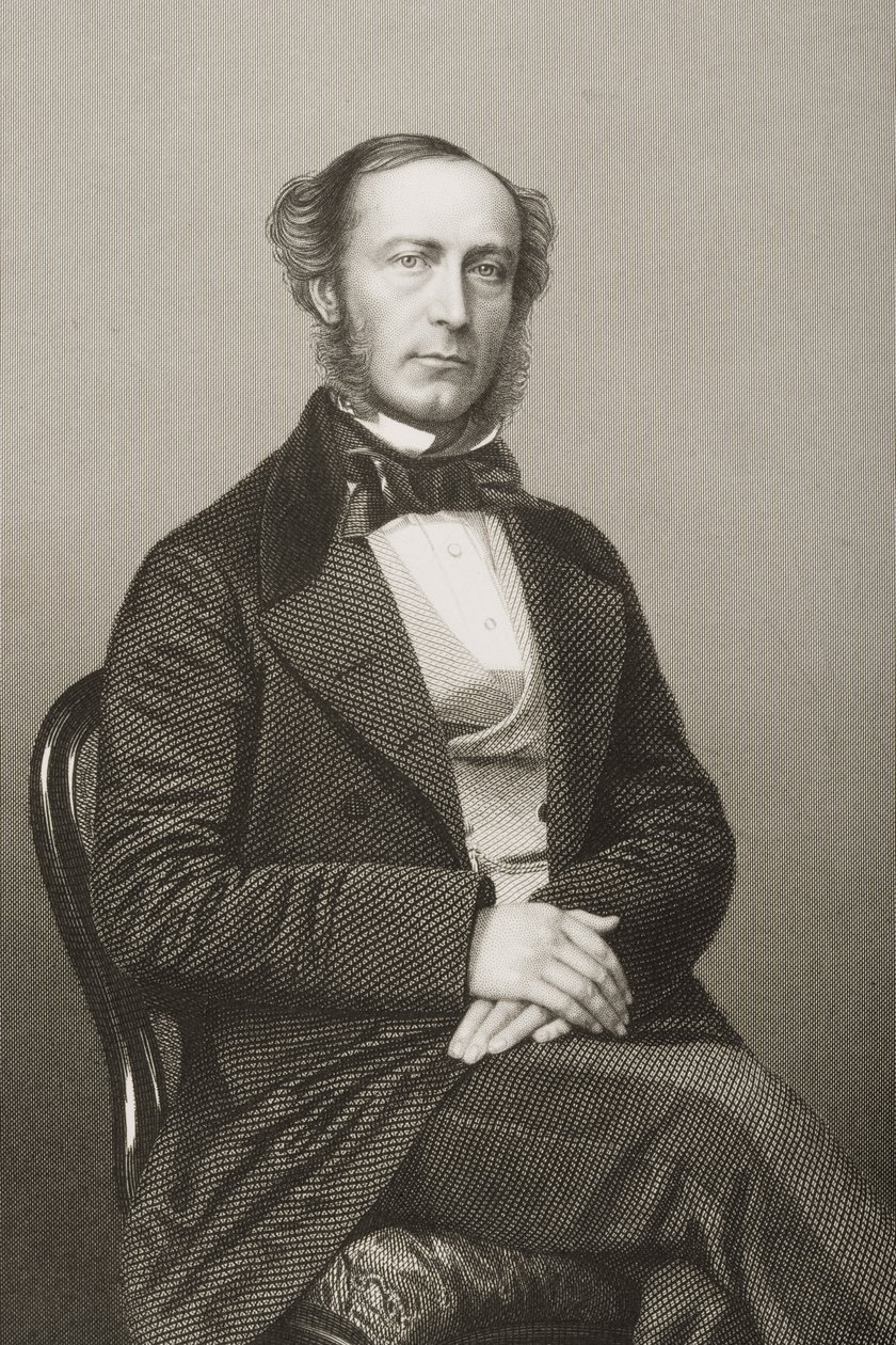 John Walter (1818-94) metszett D.J. Pound egy fényképről, a „The Drawing-Room of Eminent Personages, Volume 2”, Londonban, 1860. alkotó: John Jabez Edwin Paisley Mayall