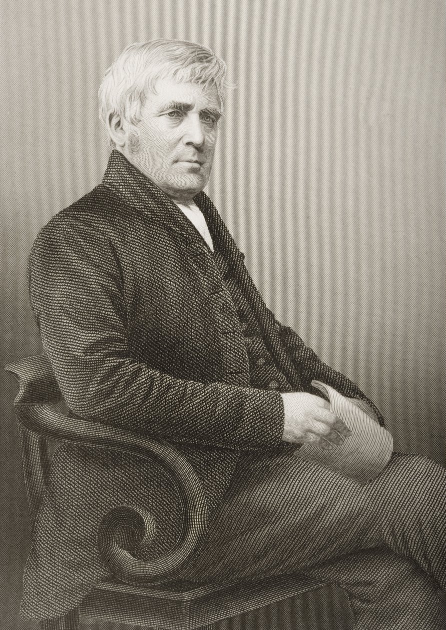 Joseph Sturge (1793-1859) vésette D.J. Pound egy fényképről, a „The Drawing-Room of Eminent Personages, Volume 2”, Londonban, 1860. alkotó: John Jabez Edwin Paisley Mayall