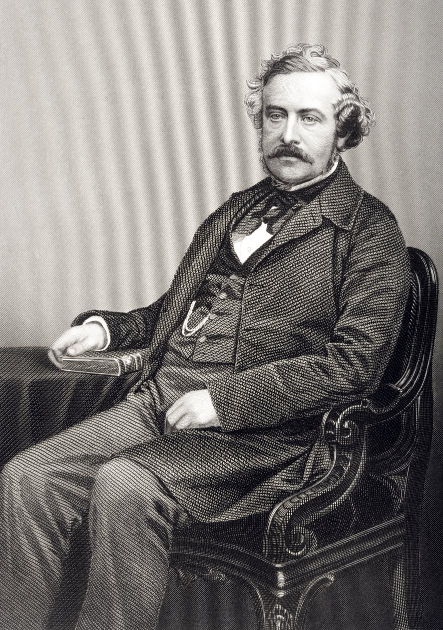 Martin Farquhar Tupper (1810-89) metszett D.J. Pound egy fényképről, a „The Drawing-Room of Eminent Personages, Volume 2”, Londonban, 1860. alkotó: John Jabez Edwin Paisley Mayall