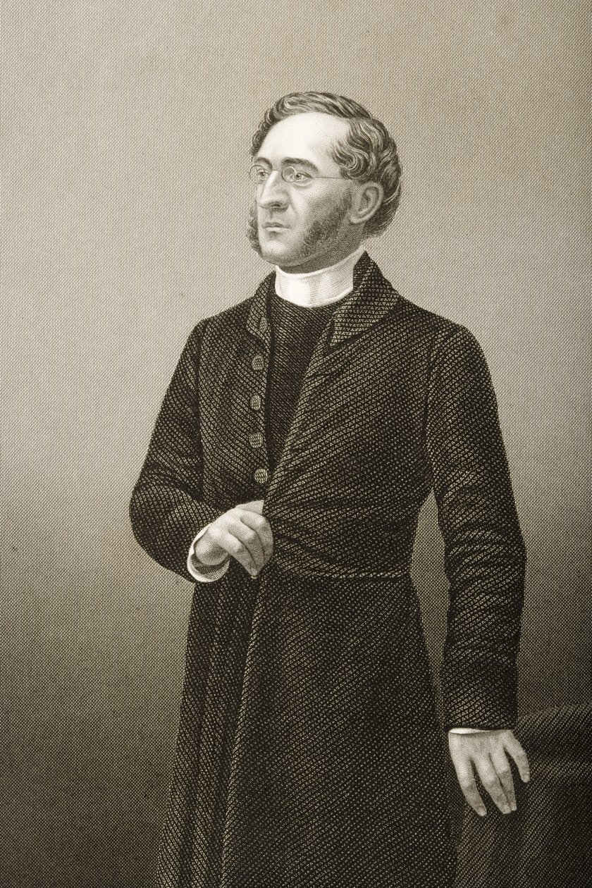 John Cumming tiszteletes (1707-81) vésette D.J. Pound egy fényképről, a „The Drawing-Room of Eminent Personages, Volume 2”, Londonban, 1860. alkotó: John Jabez Edwin Paisley Mayall