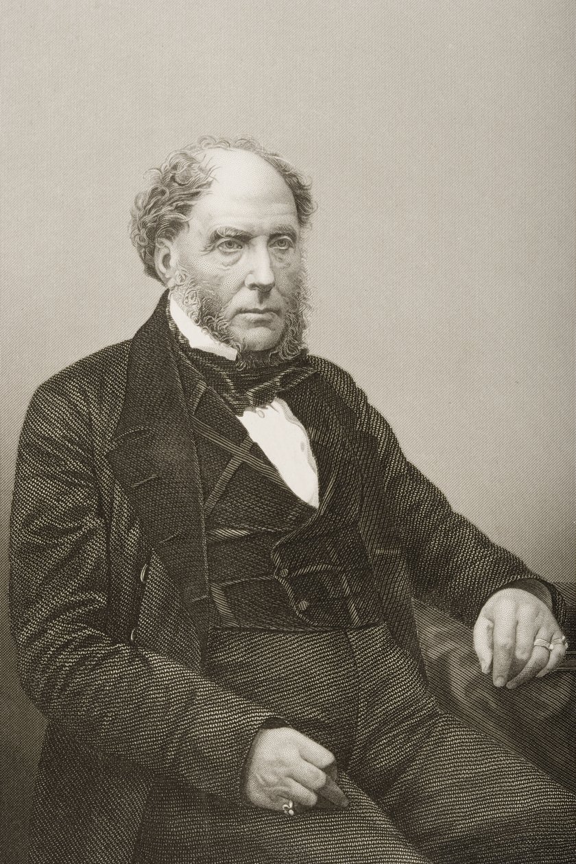 Sir Archibald Alison (1792-1867) metszett D.J. Pound egy fényképről, a „The Drawing-Room of Eminent Personages, Volume 2”, Londonban, 1860. alkotó: John Jabez Edwin Paisley Mayall