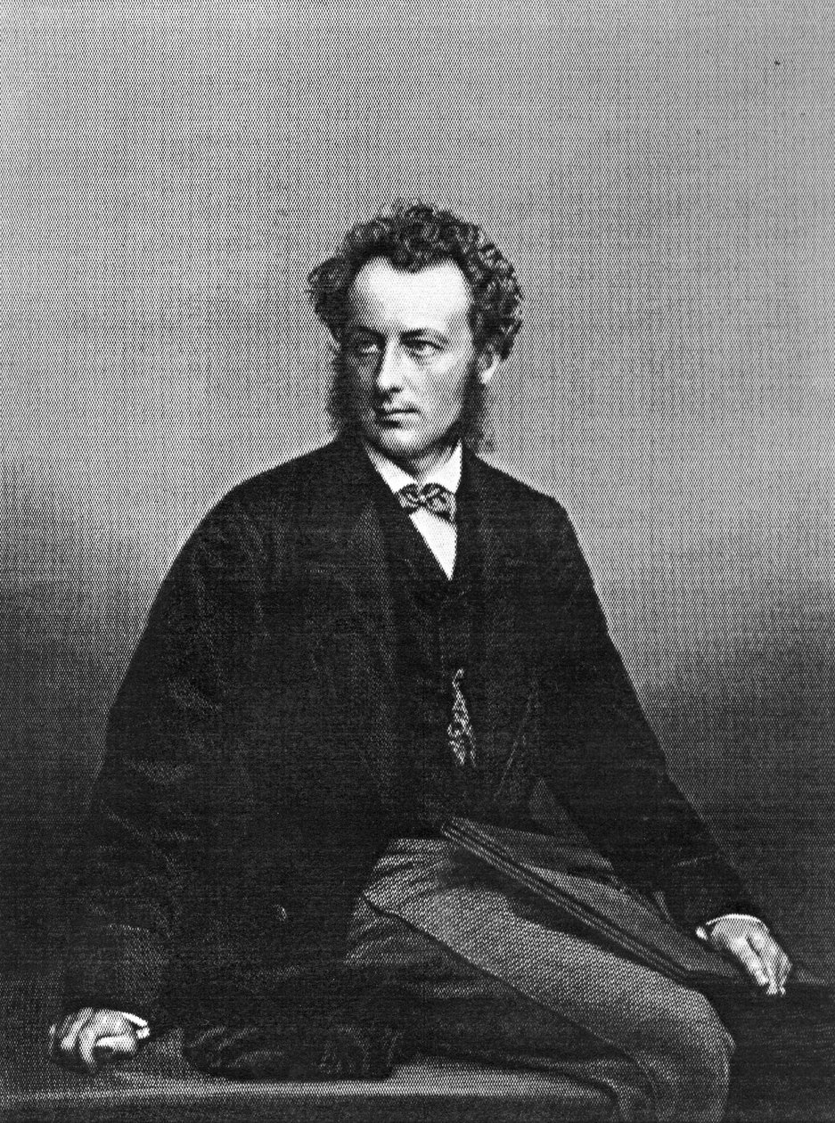 Sir John Everett Millais, a "The Drawing Room Portré Gallery of Eminent Personages"-ből, D. J Pound metszet (metszet) alkotó: John Jabez Edwin Paisley Mayall