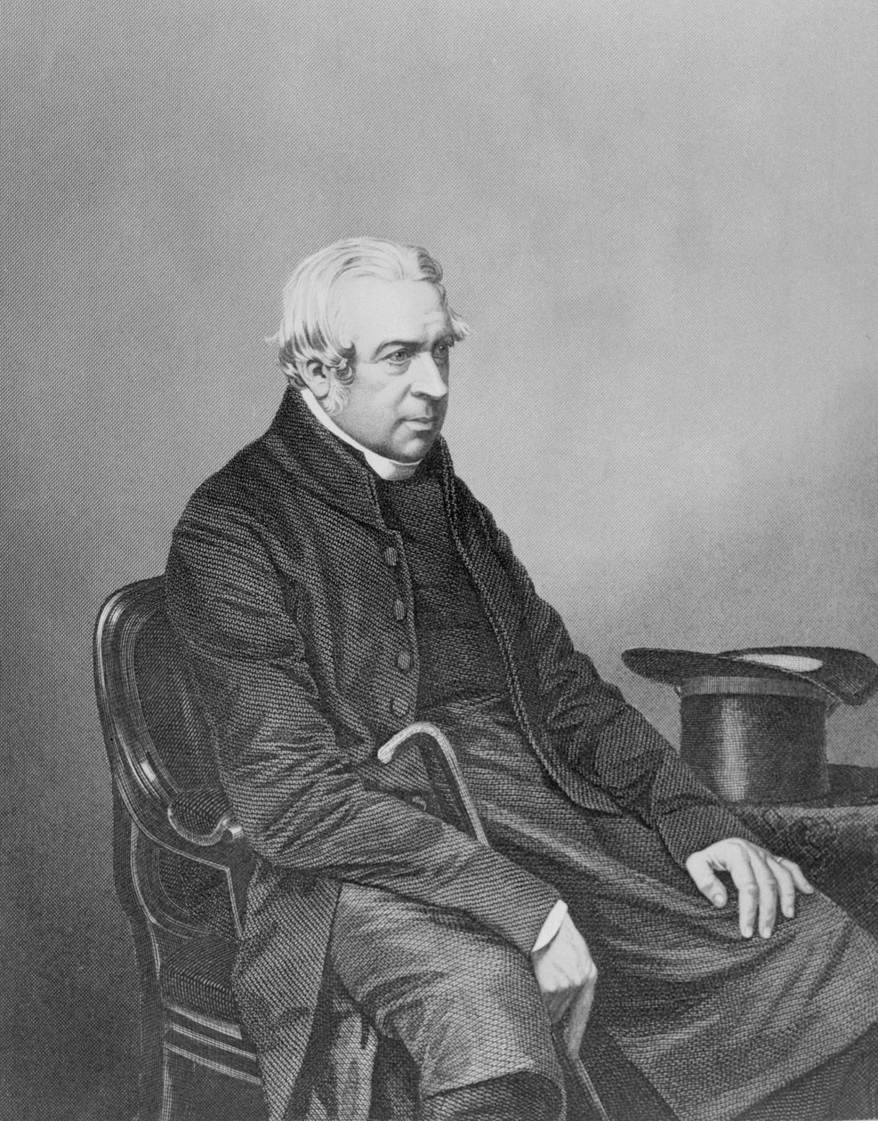 Charles Richard Sumner méltóságos tiszteletes, a „The Drawing-Room Portré Gallery of Eminent Personages”-ből, metszett D.J. Font alkotó: John Jabez Edwin Paisley Mayall