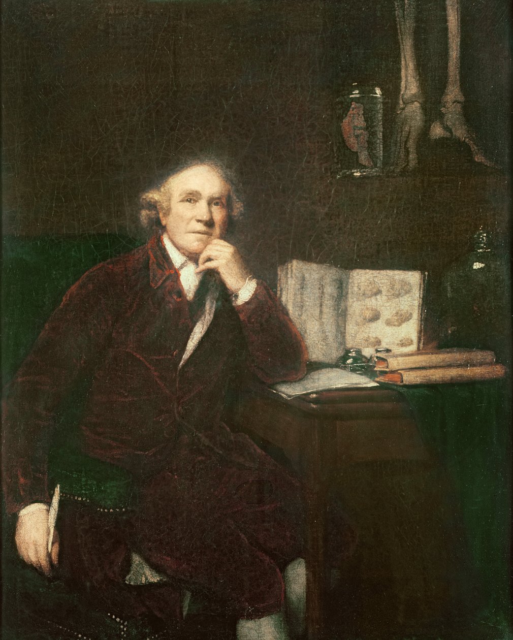 John Hunter (1728-1793) portréja Sir Joshua Reynolds (1723-92) nyomán 1813 alkotó: John Jackson