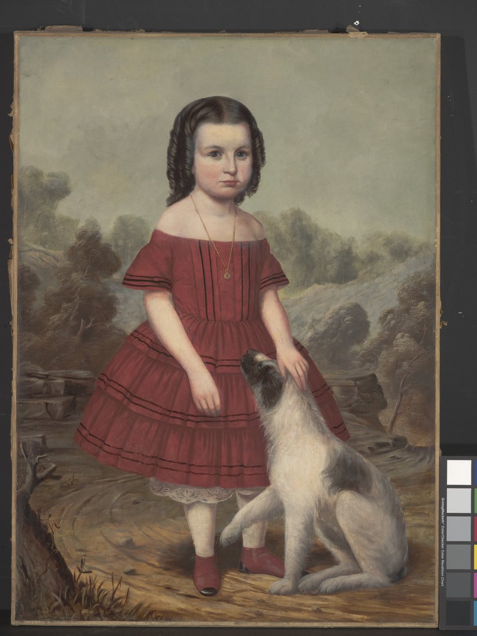 Alice Lyons portréja, 1855 körül (olaj, vászon) alkotó: John Jacob Hegler