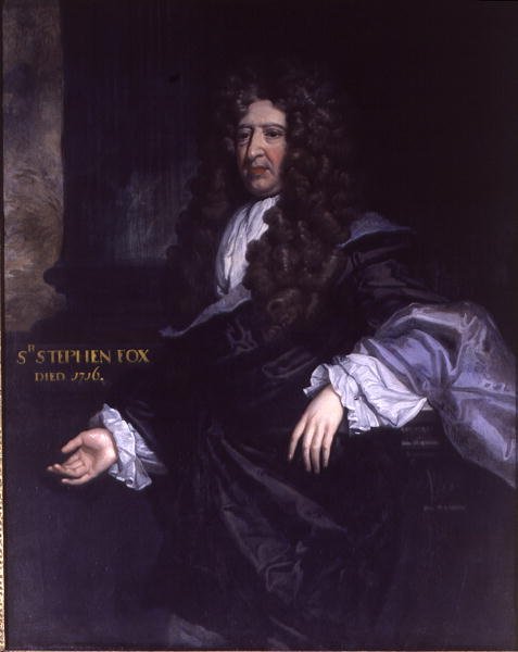Sir Stephen Fox (1627-1716) Fizetős tábornok (olaj, vászon) alkotó: John James Bakker