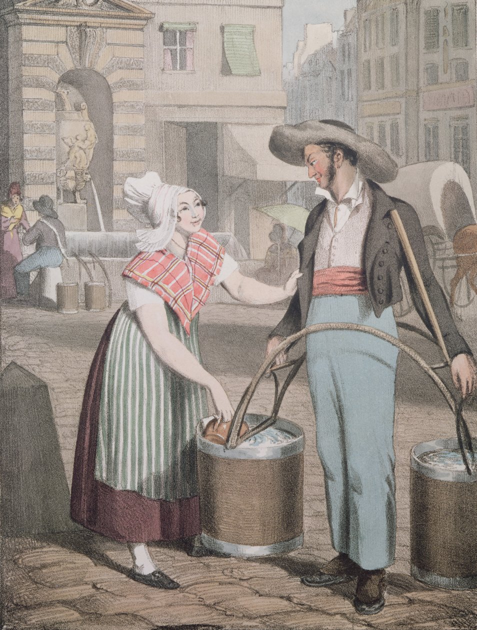 A vízszállító, 1821 alkotó: John James Chalon