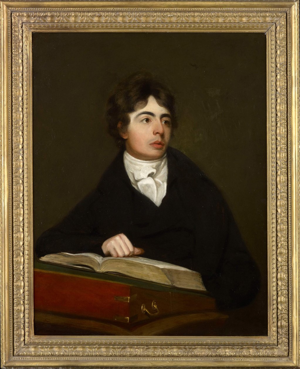 Neoklasszicizmus : Robert Southey (1774-1843) költő portréja par Masquerier, John James (1778-1855), kb. 1804. Olaj, vászon, 91,4x71,1. Magángyűjtemény alkotó: John James Masquerier