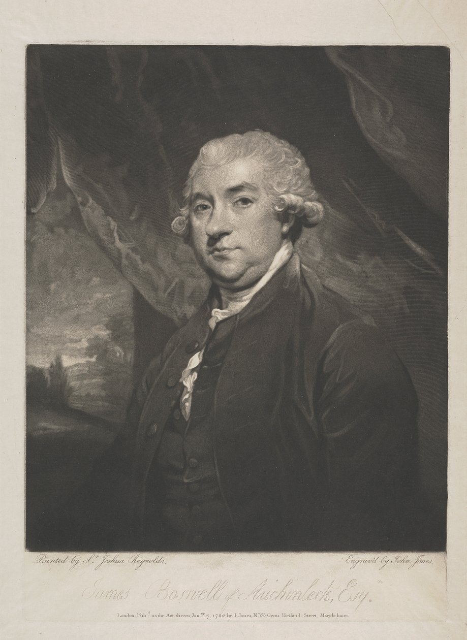 James Boswell, Auchinleck, Esq. alkotó: John Jones
