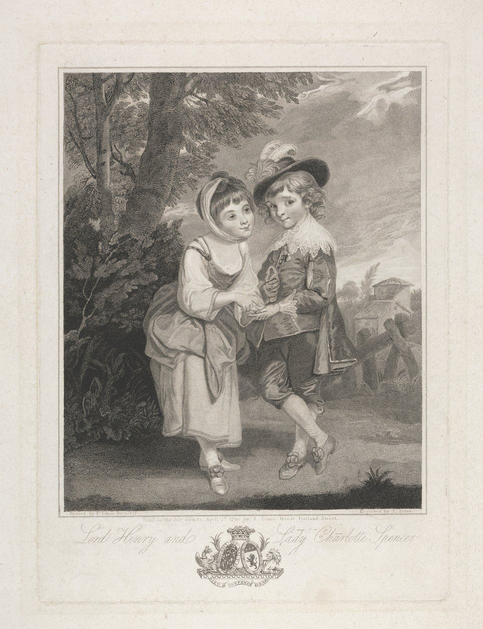 Lord Henry és Lady Charlotte Spencer mint "A fiatal jósok" alkotó: John Jones