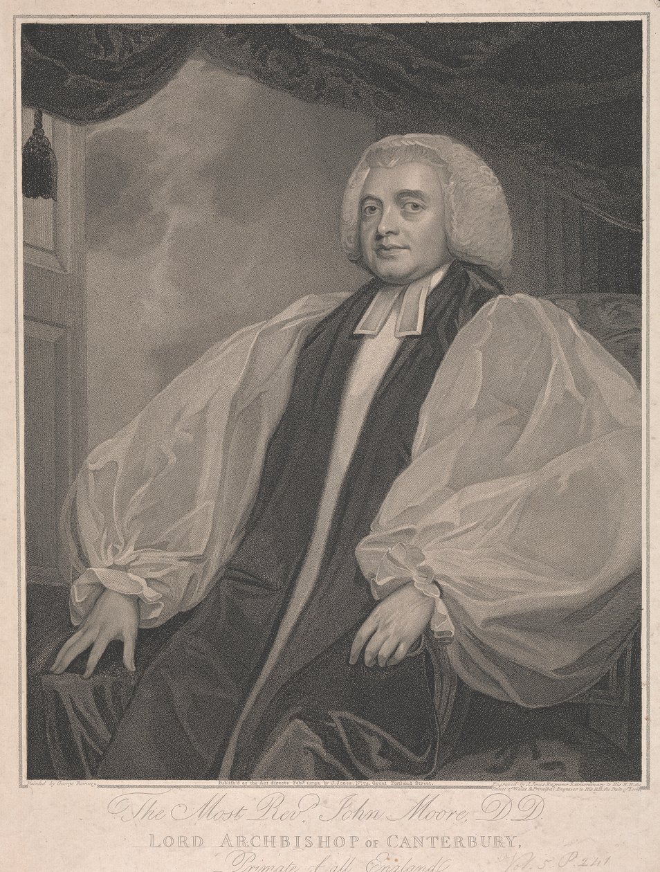 John Moore tiszteletes, Canterbury érseke alkotó: John Jones