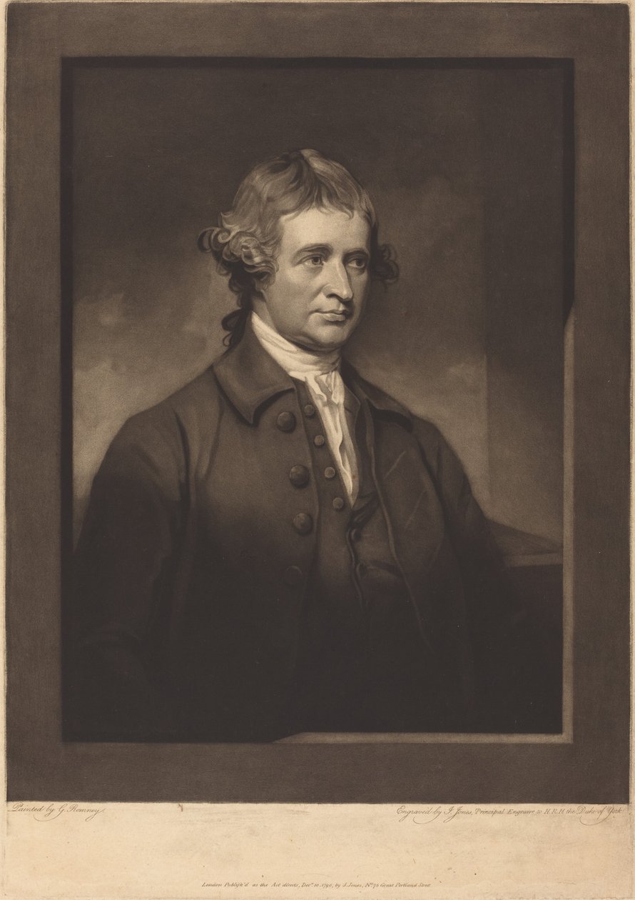 Edmund Burke alkotó: John Jones after George Romney