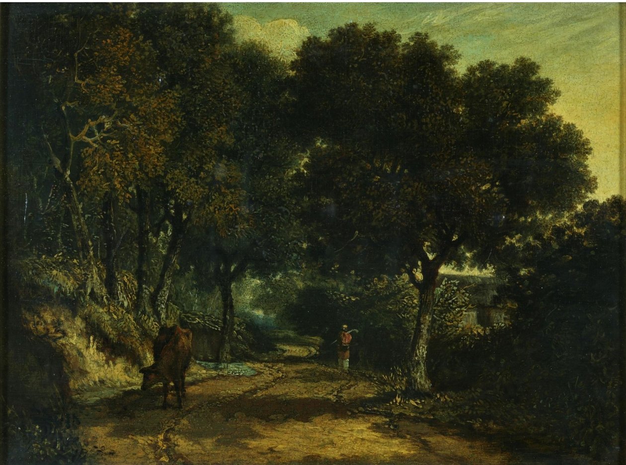 Egy árnyas országút alkotó: John Joseph Cotman
